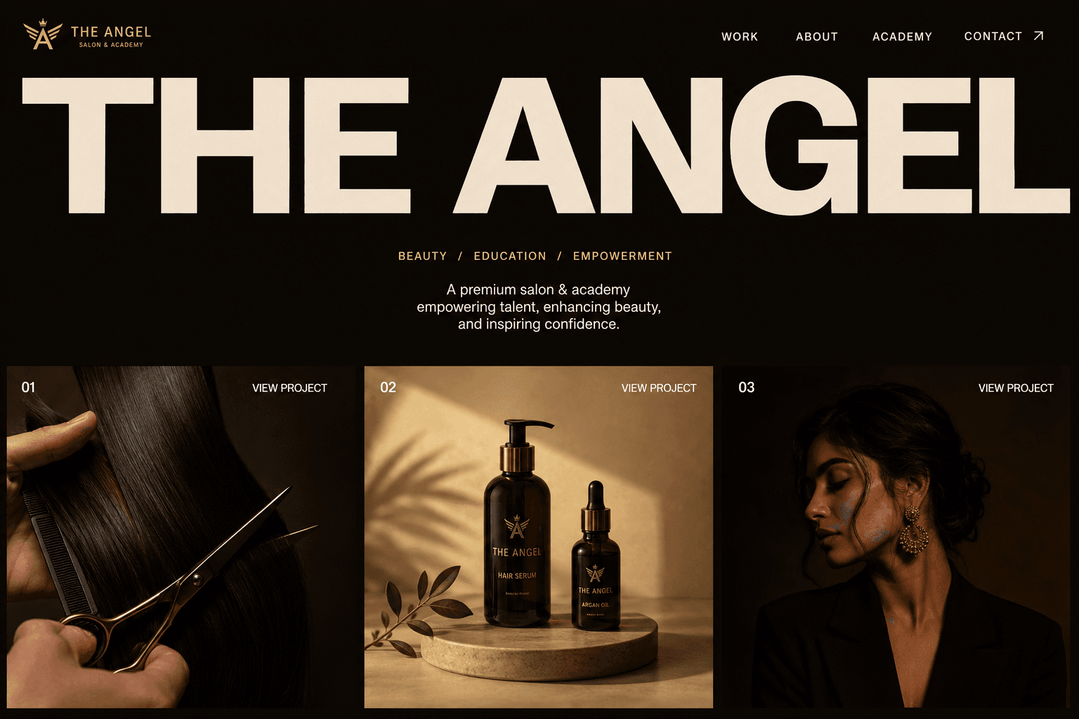 The Angel — Salon & Academy